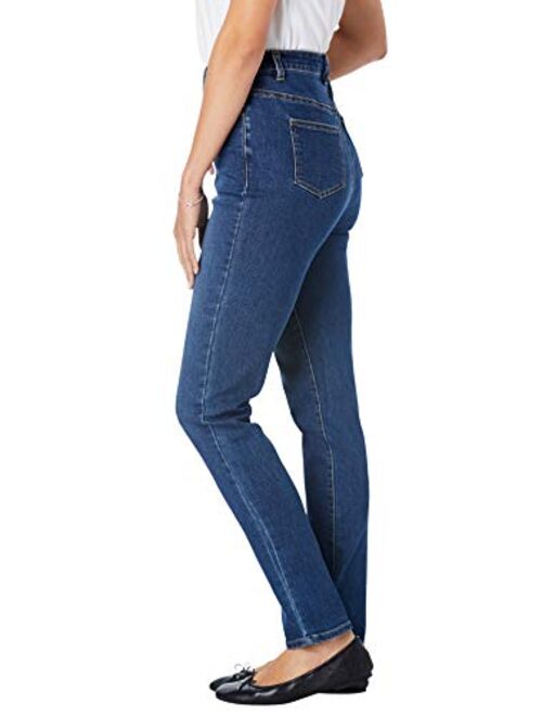 Woman Within Women's Plus Size Perfect Straight Leg Jean