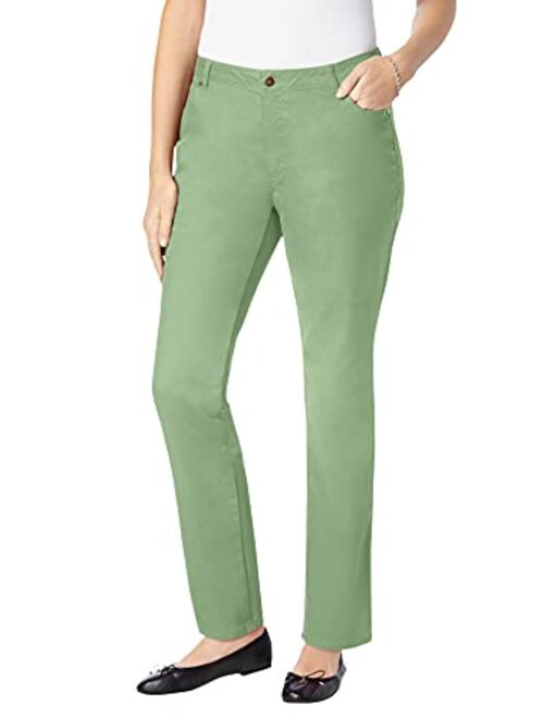 Woman Within Women's Plus Size Perfect Straight Leg Jean