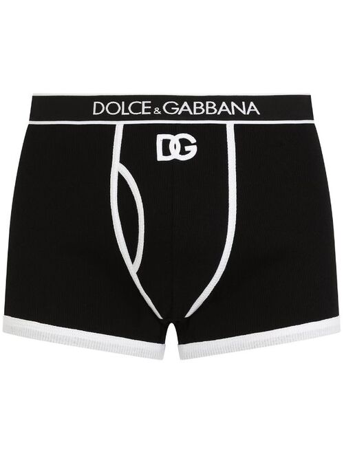Buy Dolce & Gabbana logo-waistband boxers online | Topofstyle