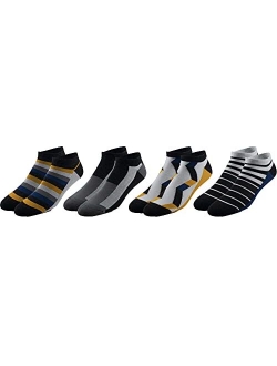 Mens Cushion Low Cut Socks, 4 Pack, Cushioned Athletic Socks, AMZ Exclusive