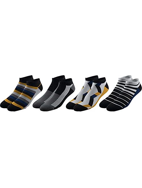 Pair of Thieves Men’s Cushion Low Cut Socks, 4 Pack, Cushioned Athletic Socks, AMZ Exclusive