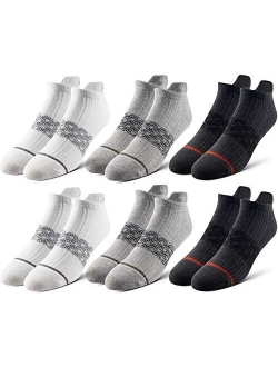 Men's 6 Pack Everyday Kit Cushioned Low Cut Socks