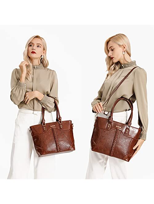 Gladdon Large Tote Bags for Women PU Leather Shoulder Handbags for Ladies