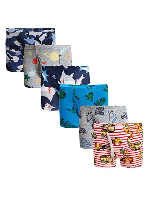 Boys Comfort Cotton Boxer Briefs Kids Underwear Briefs Multiple Packs Available