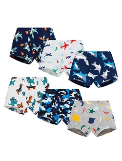 Choco Moon Little Boys' Cotton Brief Soft Underwear Multipack