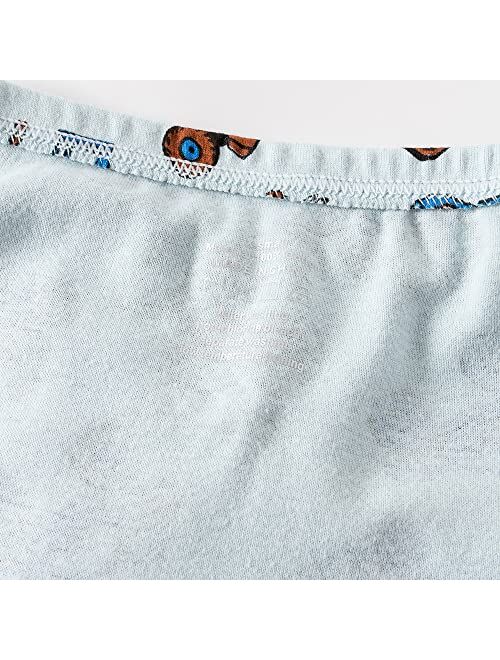 Choco Moon Little Boys' Cotton Brief Soft Underwear Multipack