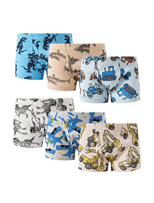 Family Feeling Little Boys' Cotton Boxer Brief Soft Underwear