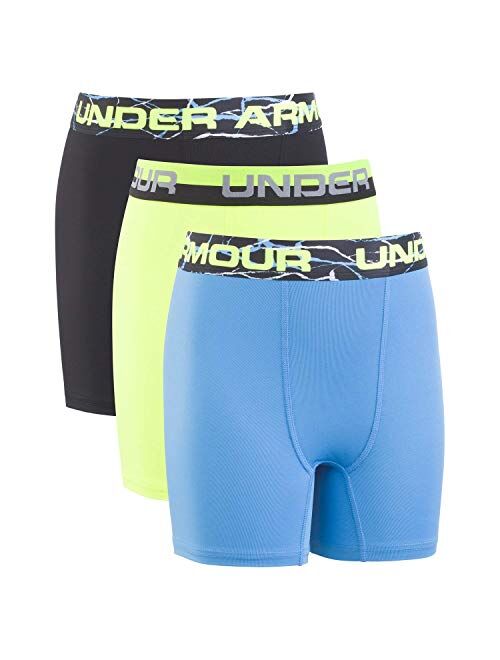 Under Armour Boys' Big 3 Pack Performance Boxer Briefs