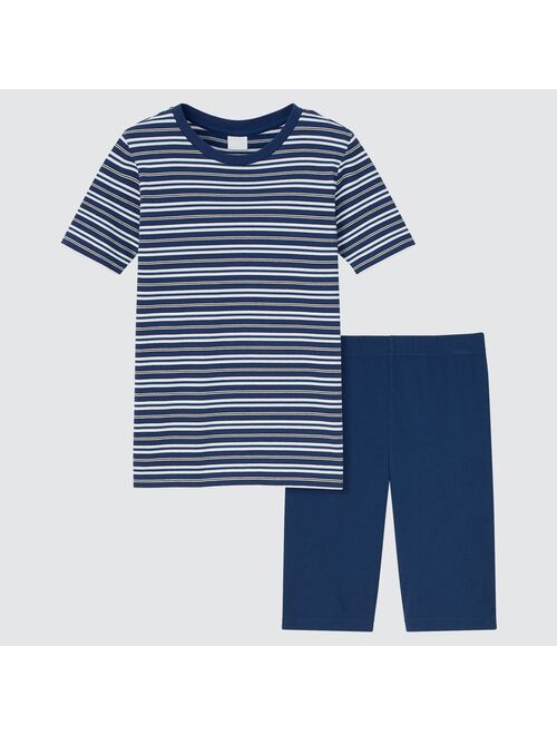 UNIQLO AIRism Cotton Short-Sleeve Set