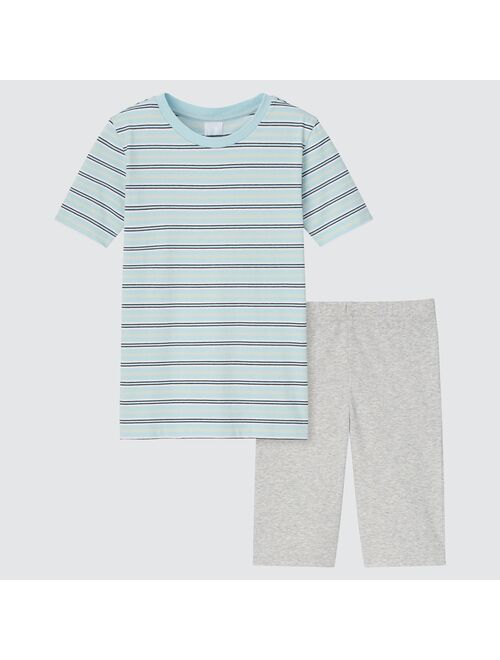 UNIQLO AIRism Cotton Short-Sleeve Set