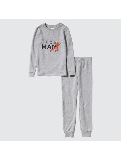 UNIQLO Marvel Ultra Stretch Sweat Long-Sleeve Set