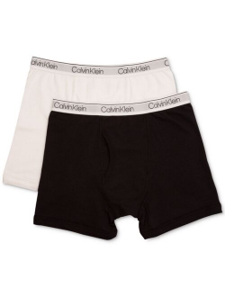 2-Pk. Cotton Boxer Briefs, Little & Big Boys