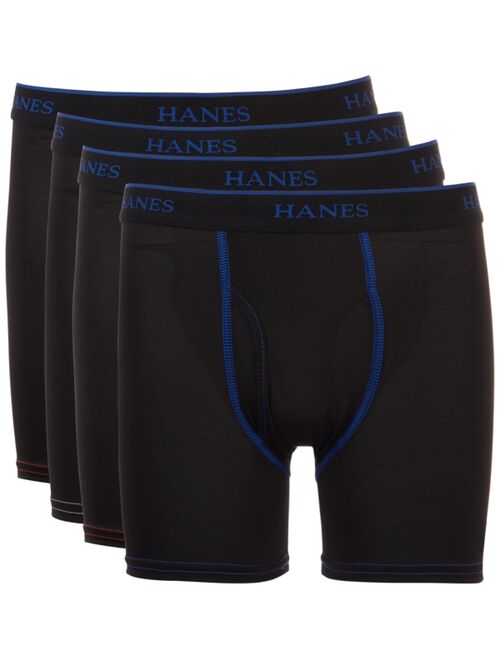 Hanes Big Boys Ultimate X-Temp Performance Boxer Brief, Pack of 4