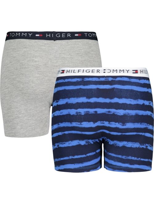 Tommy Hilfiger Big Boys Stripe Boxer Briefs, Pack of 2