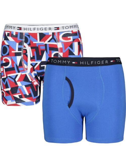 Tommy Hilfiger Big Boys Geo Boxer Briefs, Pack of 2