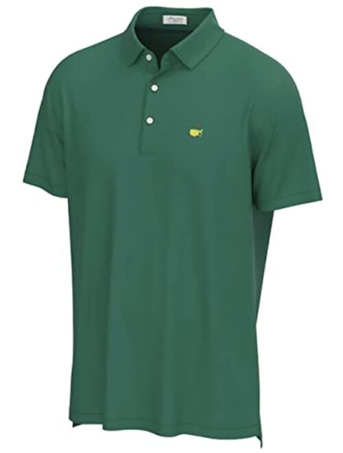 PETER MILLAR 2022 Masters Men's Performance Tech Augusta Green Solid Golf Polo Shirt