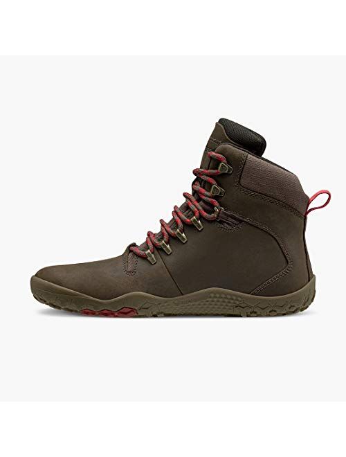 VIVOBAREFOOT Tracker II FG, Mens Leather Waterproof Hiking Boot With Barefoot Firm Ground Sole and Thermal Protection