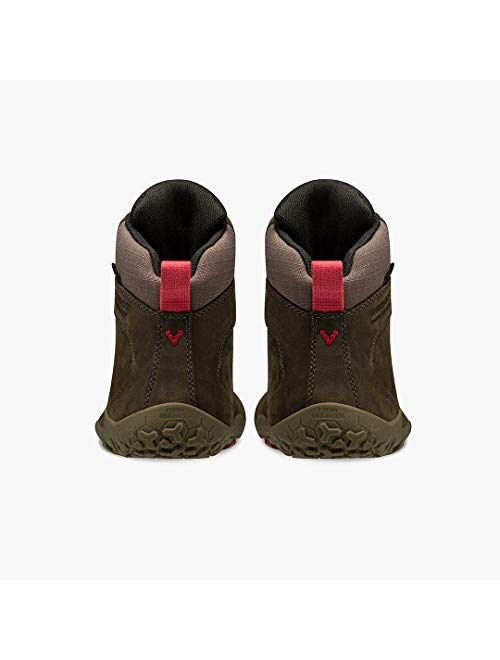 VIVOBAREFOOT Tracker II FG, Mens Leather Waterproof Hiking Boot With Barefoot Firm Ground Sole and Thermal Protection