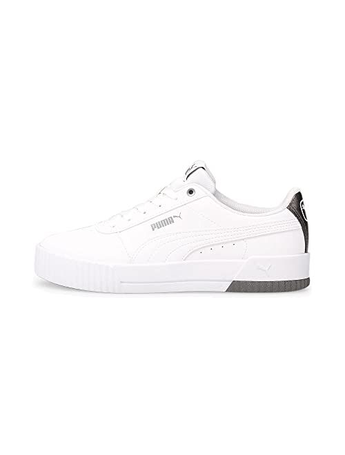 PUMA Women's Carina Summer Cat Sneaker White