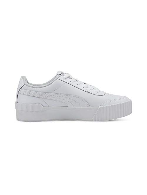 PUMA Womens Carina Lift Court Sneakers White