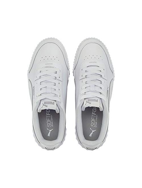 PUMA Womens Carina Lift Court Sneakers White