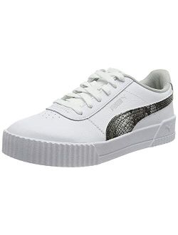 Women's Carina Snake Court Sneakers White