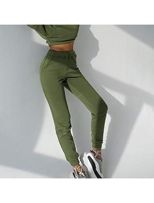 Buy Mingt Loungewear Set Outfits For Women Top Jogger Jogging Suits ...