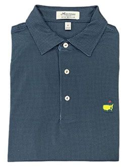 2022 Masters Men's Performance Tech Pin Dot Golf Shirt Polo - Navy