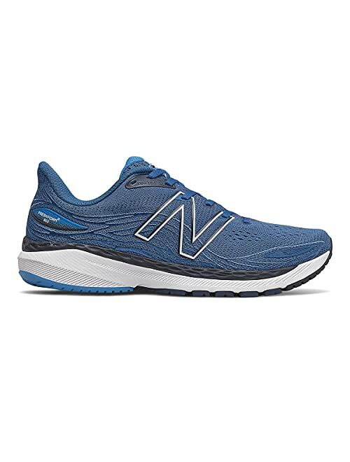 New Balance Fresh Foam 860 v12 Running Shoe - Pale Blue Chill/Light Mango - Wide