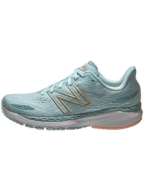 New Balance Fresh Foam 860 v12 Running Shoe - Pale Blue Chill/Light Mango - Wide