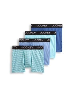 Boys Jockey 4-Pack STAYNEW Boxer Briefs