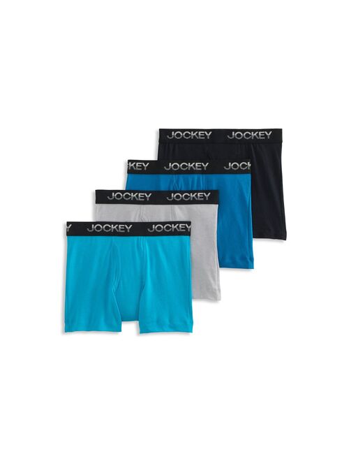 Boys Jockey® 4-Pack STAYNEW® Boxer Briefs