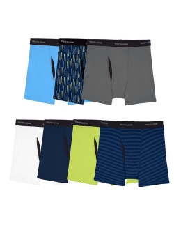 Boys Fruit of the Loom Signature 7-Pack EverSoft CoolZone Boxer Briefs