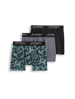 Boys Jockey 3-Pack Microfiber Boxer Briefs