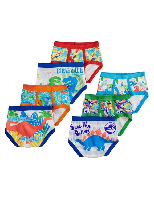 Toddler Boy 7-pack Jurassic Park Briefs Underwear