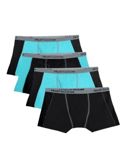 Boys 8-20 Fruit of the Loom 4-pk. Flex Boxer Briefs