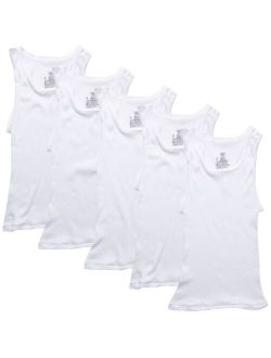 Boys 4-20 Hanes Classics 5-pack ComfortSoft Tanks