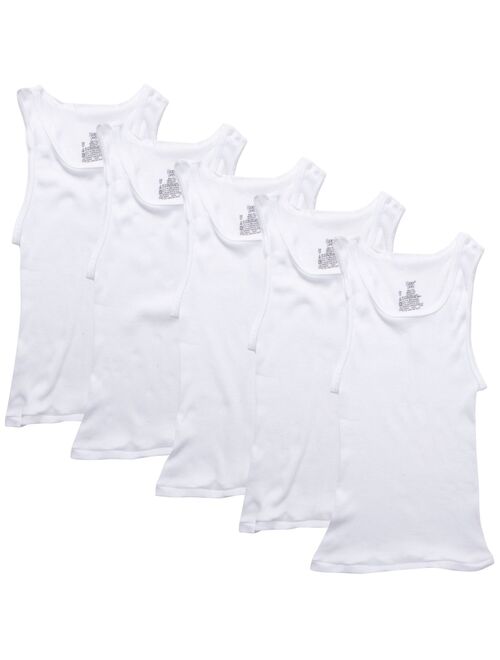 Boys 4-20 Hanes® Classics 5-pack ComfortSoft Tanks