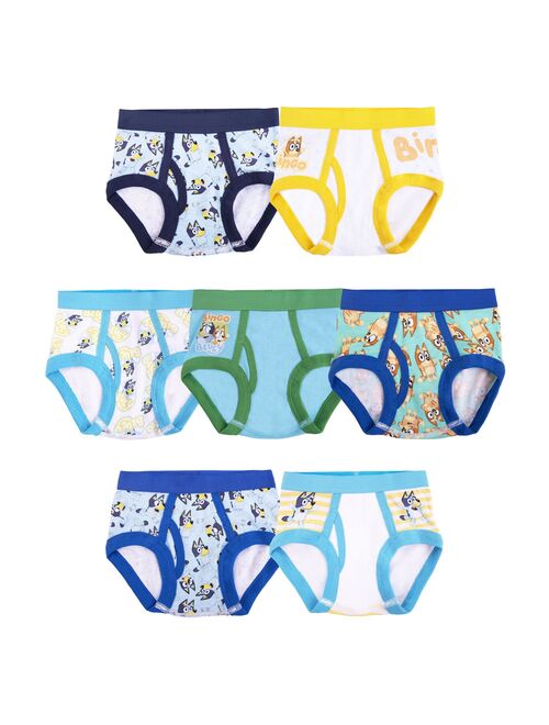 Toddler Boy Bluey 7 Pack Briefs