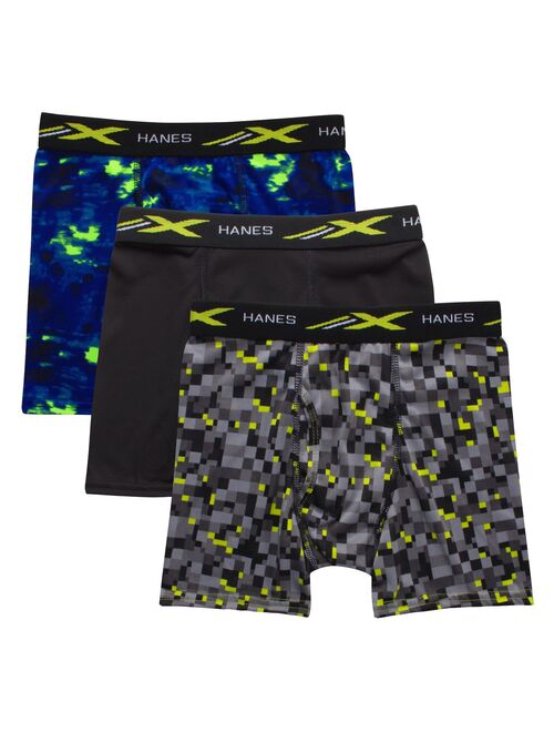 Boys 6-20 Hanes® 3-Pack X-Temp Boxer Briefs