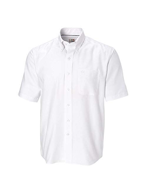 Cutter & Buck Men's Short-Sleeve Epic Easy-Care Nailshead Shirt