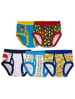 Boys 4-8 Pokemon 5-Pack Briefs Underwear