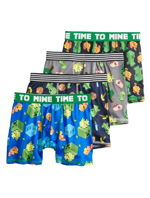 Boys 6-10 Minecraft 4-pk. Boxer Briefs