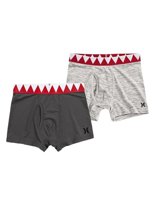 Boys 8-20 Hurley Dry Performance 2-Pack Boxer Briefs