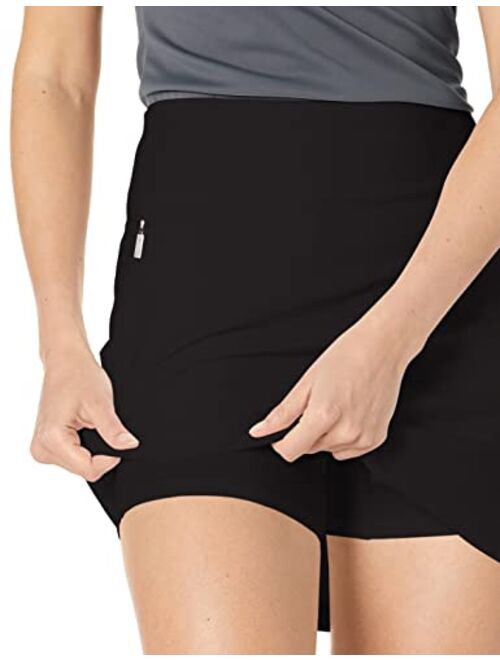 Cutter & Buck Women's Moisture Wicking 50+ UPF Pacific Pull-on Skort with Pockets