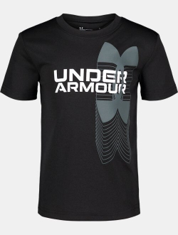 Boys' Pre-School UA Split Logo Hybrid Short Sleeve Tees
