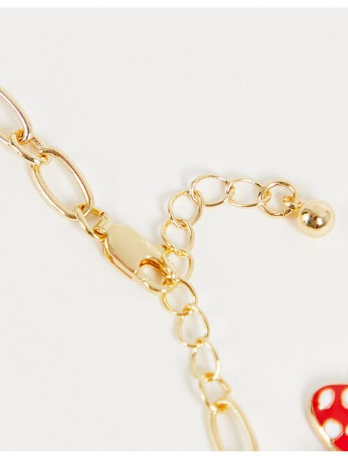 Pieces Exclusive Charm Bracelet in Gold