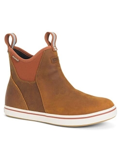 Men's 6 Inch Leather Ankle Deck Boot