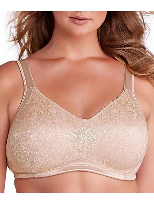 Playtex Secrets Love My Curves Signature Floral Underwire Full Coverage Bra  4422
