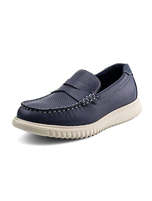 starmerx Boys Loafers Kids Casual Slip On School Shoes Girls Moccasin